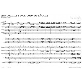 PDF - Sinfonia de l'Oratorio de Paques   - BACH Jean Sébastien