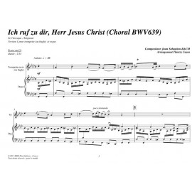 PDF - Ich ruf zu dir, Herr Jesus Christ (Choral BWV639) - BACH Jean Sébastien