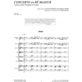 Concerto en Ré Majeur   - VIVALDI / BACH