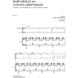 Barcarolle des contes d'Hoffman  - OFFENBACH Jacques 