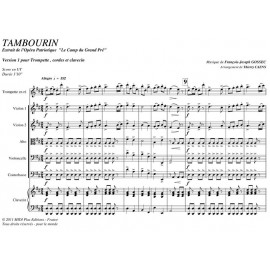 Tambourin - GOSSEC F.J.