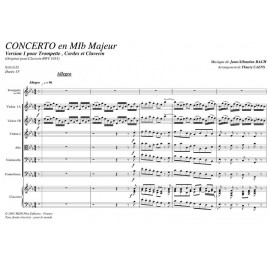 Concerto en Mib Majeur   - BACH Jean Sébastien