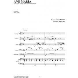 Ave Maria (V2) - CACCINI /Caens