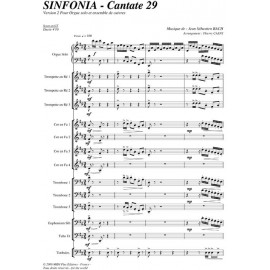 Sinfonia Cantate 29 (v2) - BACH Jean Sébastien