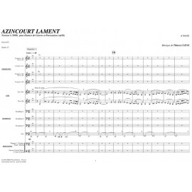 PDF - Azincourt Lament - CAENS Thierry